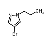 4-Bromo-1-propyl-1h-pyrazole Structure,141302-33-2Structure