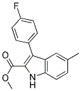 Methyl 3-(4-fluorophenyl)-5-methylindole-2-carboxylate Structure,141327-54-0Structure