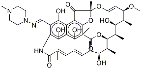 25-Deacetyl-23-acetyl rifampicin Structure,1416773-23-3Structure