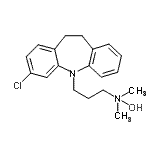 [3-(3-Chloro-10,11-dihydro-5h-dibenzo[b,f]azepin-5-yl)propyl]dimethylamine oxide Structure,14171-67-6Structure