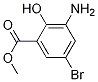 Methyl 3-amino-5-bromo-2-hydroxybenzoate Structure,141761-82-2Structure