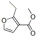 3-Furancarboxylicacid,2-ethyl-,methylester(9ci) Structure,141764-83-2Structure