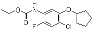 N-[4-chloro-5-(cyclopentyloxy)-2-fluorophenyl]carbamic acid ethyl ester Structure,141772-35-2Structure