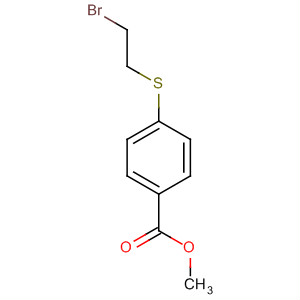 4-(2-Bromoethylsulfanyl)benzoic acid methyl ester Structure,14184-32-8Structure