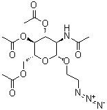 2-Azidoethyl 3,4,6-tri-o-acetyl-β-d-glcnac Structure,142072-11-5Structure