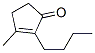 2-Butyl-3-methylcyclopent-2-en-1-one Structure,14211-72-4Structure