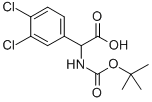 2-(Boc-amino)-2-(3,4-dichlorophenyl)acetic acid Structure,142121-95-7Structure