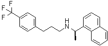 (R)-n-(1-(萘-1-基)乙基)-3-(4-(三氟甲基)苯基)丙烷-1-胺结构式_1428185-71-0结构式