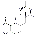 1-Fluoro-5alpha-androst-2-en-17beta-ol acetate Structure,14291-95-3Structure