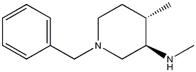 (3R,4s)-1-苄基-n,4-二甲基哌啶-3-胺结构式_1431697-80-1结构式