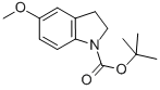 Tert-butyl 5-methoxyindoline-1-carboxylate Structure,143262-11-7Structure