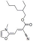 2-Ethylhexyl alpha-cyano-4-(3-methyloxazolin-2-ylidene)crotonate Structure,143269-64-1Structure