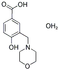 4-Hydroxy-3-(morpholinomethyl)benzoic acid hydrate Structure,143269-99-2Structure