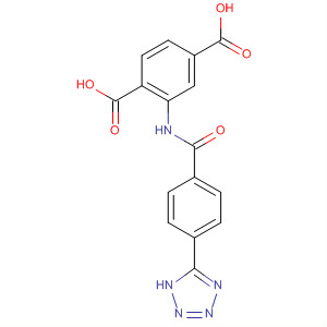 2-[[4-(2H-tetrazol-5-yl)benzoyl]amino]-1,4-benzenedicarboxylic acid Structure,143330-22-7Structure