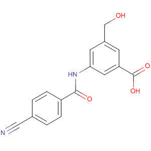 3-[(4-Cyanobenzoyl)amino]-5-(hydroxymethyl)benzoic acid Structure,143330-25-0Structure