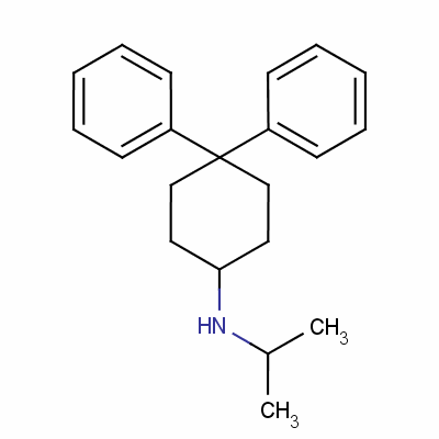 N-isopropyl-4,4-diphenylcyclohexanamine Structure,14334-40-8Structure