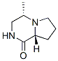 (4S-反式)-(9CI)-六氢-4-甲基吡咯并[1,2-a]吡嗪-1(2H)-酮结构式_143394-82-5结构式