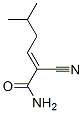 2-Hexenamide, 2-cyano-5-methyl- Structure,143420-53-5Structure