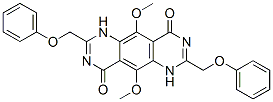 (9CI)-1,6-二氢-5,10-二甲氧基-2,7-双(苯氧基甲基)-嘧啶并[4,5-g]喹唑啉-4,9-二酮结构式_143430-32-4结构式