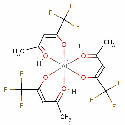 Tris(trifluoro-2,4-pentanedionato)aluminum(iii) Structure,14354-59-7Structure