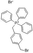 4-(Bromomethyl)benzylütriphenylphosphonium bromide Structure,14366-74-6Structure