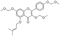 5-O-(3-Methyl-2-butenyl) Kaempferol Tri-O-methoxymethyl Ether Structure,143724-70-3Structure