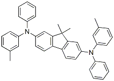 9H-Fluorene-2,7-diamine, 9,9-dimethyl-N2,N7-bis(3-methylphenyl)-N2,N7-diphenyl- Structure,143886-11-7Structure