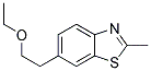 Benzothiazole, 6-(2-ethoxyethyl)-2-methyl-(7ci,8ci)Structure,1439-74-3Structure Benzothiazole, 6-(2-ethoxyethyl)-2-methyl-(7ci,8ci) Structure,1439-74-3Structure