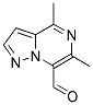 Pyrazolo[1,5-a]pyrazine-7-carboxaldehyde, 4,6-dimethyl-(9ci) Structure,143983-73-7Structure