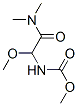 (9ci)-[2-(二甲基氨基)-1-甲氧基-2-氧代乙基]-氨基甲酸甲酯结构式_143995-57-7结构式