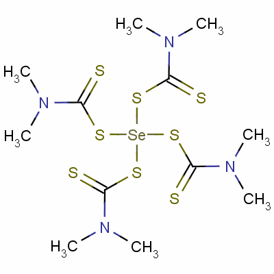 Selenium dimethyldithiocarbamate Structure,144-34-3Structure