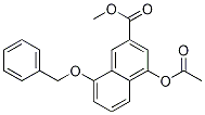 4-(乙酰基氧基)-8-(苯基甲氧基)-2-萘羧酸甲酯结构式_144003-45-2结构式