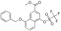 8-(Phenylmethoxy)-4-[[(trifluoromethyl)sulfonyl]oxy]-2-naphthalenecarboxylic acid methyl ester Structure,144003-47-4Structure