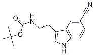 [2-(5-Cyano-1h-indol-3-yl)-ethyl]-carbamic acid tert-butyl ester Structure,144035-34-7Structure