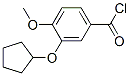 3-(Cyclopentyloxy)-4-methoxybenzoyl chloride Structure,144036-19-1Structure