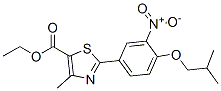 5-Thiazolecarboxylic acid, 4-methyl-2-[4-(2-methylpropoxy)-3-nitrophenyl]-, ethyl ester Structure,144060-93-5Structure