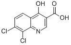 7,8-Dichloro-4-hydroxyquinoline-3-carboxylic acid Structure,144061-33-6Structure