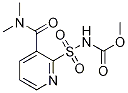 [[3-[(Dimethylamino)carbonyl]-2-pyridinyl]sulfonyl]carbamic acid methyl ester Structure,144098-18-0Structure