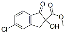 5-Chloro-2-hydroxy-2-methoxycarbonyl-1-indanone Structure,144172-24-7Structure