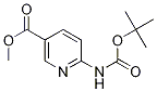 Methyl 6-[(tert-butoxycarbonyl)amino]nicotinate Structure,144186-11-8Structure