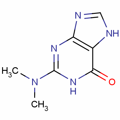 2-Dimethylamino-6-hydroxypurine Structure,1445-15-4Structure