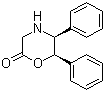 (5S,6R)-5,6-二苯基吗啉-2-酮结构式_144538-22-7结构式