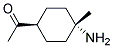 Ethanone, 1-(4-amino-4-methylcyclohexyl)-, cis-(9ci) Structure,144647-21-2Structure