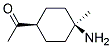 Ethanone, 1-(4-amino-4-methylcyclohexyl)-, trans-(9ci) Structure,144647-22-3Structure