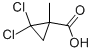 2,2-Dichloro-1-methylcyclopropanecarboxylic acid Structure,1447-14-9Structure