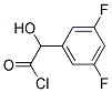 Benzeneacetyl chloride, 3,5-difluoro-alpha-hydroxy-(9ci) Structure,144916-95-0Structure