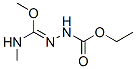 Hydrazinecarboxylic acid, [methoxy(methylamino)methylene]-, ethyl ester (9ci) Structure,145028-12-2Structure