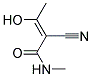 2-Butenamide, 2-cyano-3-hydroxy-n-methyl-(9ci) Structure,145208-40-8Structure