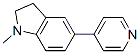 1-Methyl-5-(4-pyridinyl)indoline Structure,1453-83-4Structure