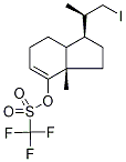 2,3,3a,6,7,7a-六氢-2S,7a-二甲基-4-羟基-茚-1R-(1’-碘)乙烷4-O-三氟甲基磺酸酯结构式_145372-33-4结构式